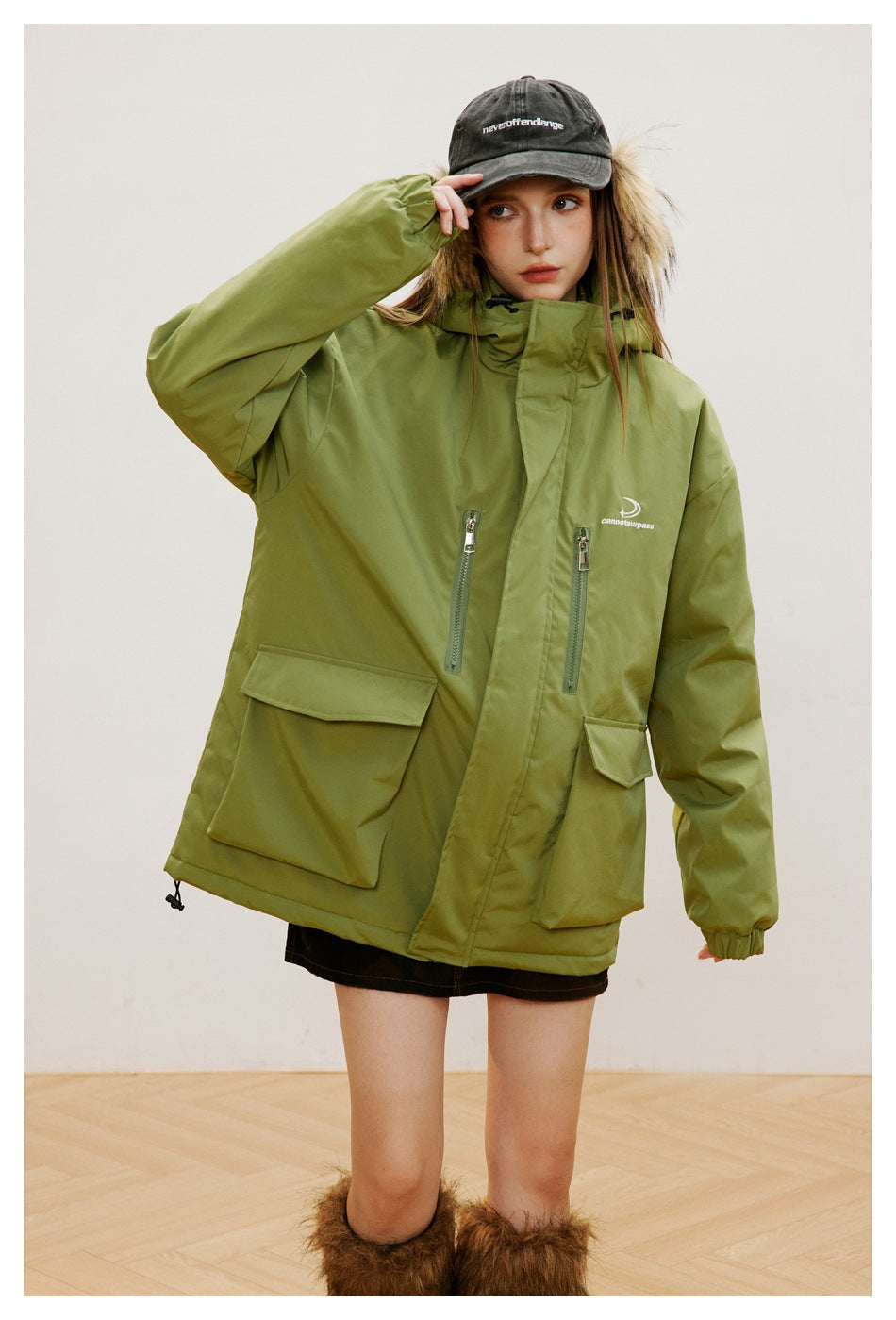 Fonksiyonel Unisex Parka Mont