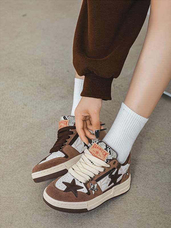 Brown Star Kadın Sneaker