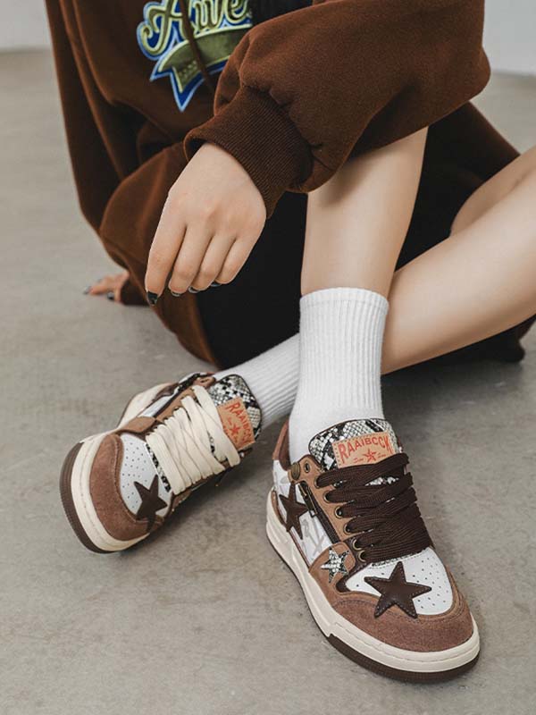 Brown Star Kadın Sneaker