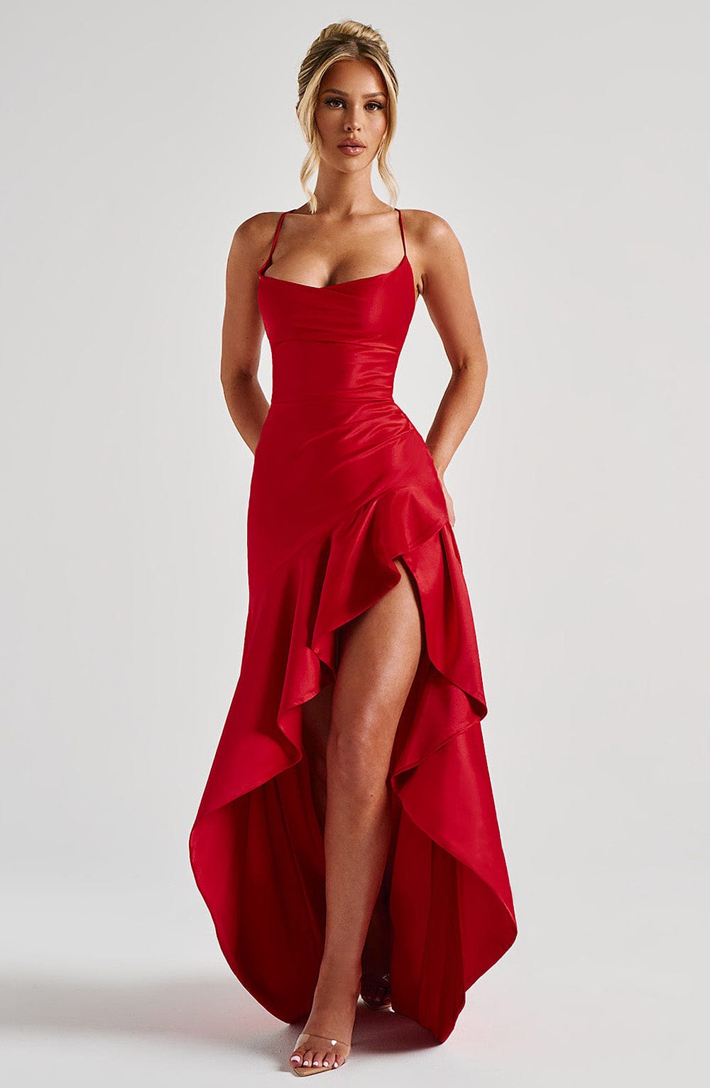 Samira Maxi Dress - Red