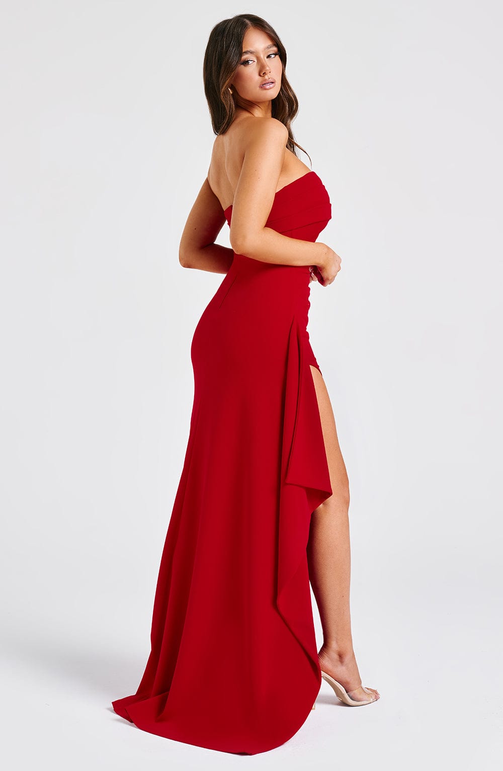 Zafira Maxi Dress - Red